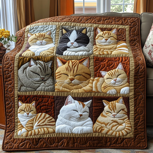 Cozy Cat Nap Quilted Blanket GFTOTP4550