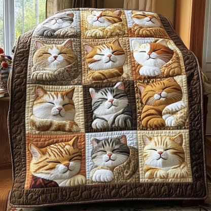 Cozy Cat Nap Quilted Blanket GFTOTP4551