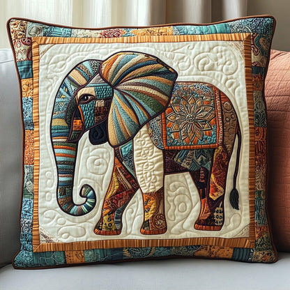 Boho Bliss Elephant Quilted Pillow Case GFTOTP4576