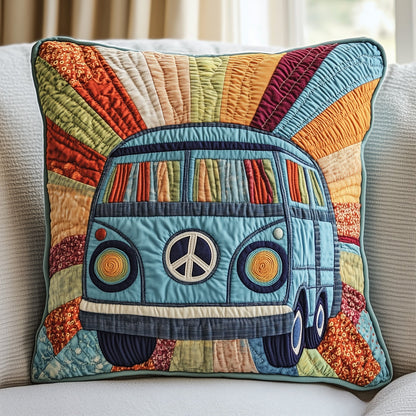 Peace Sign Quilted Pillow Case GFTOTP4584