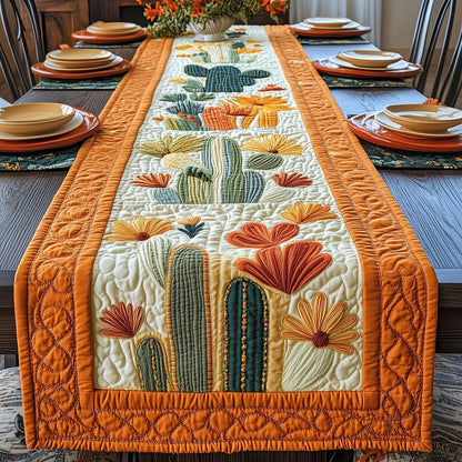 Blooming Cactus Haven Quilted Table Runner GFTOTP4592
