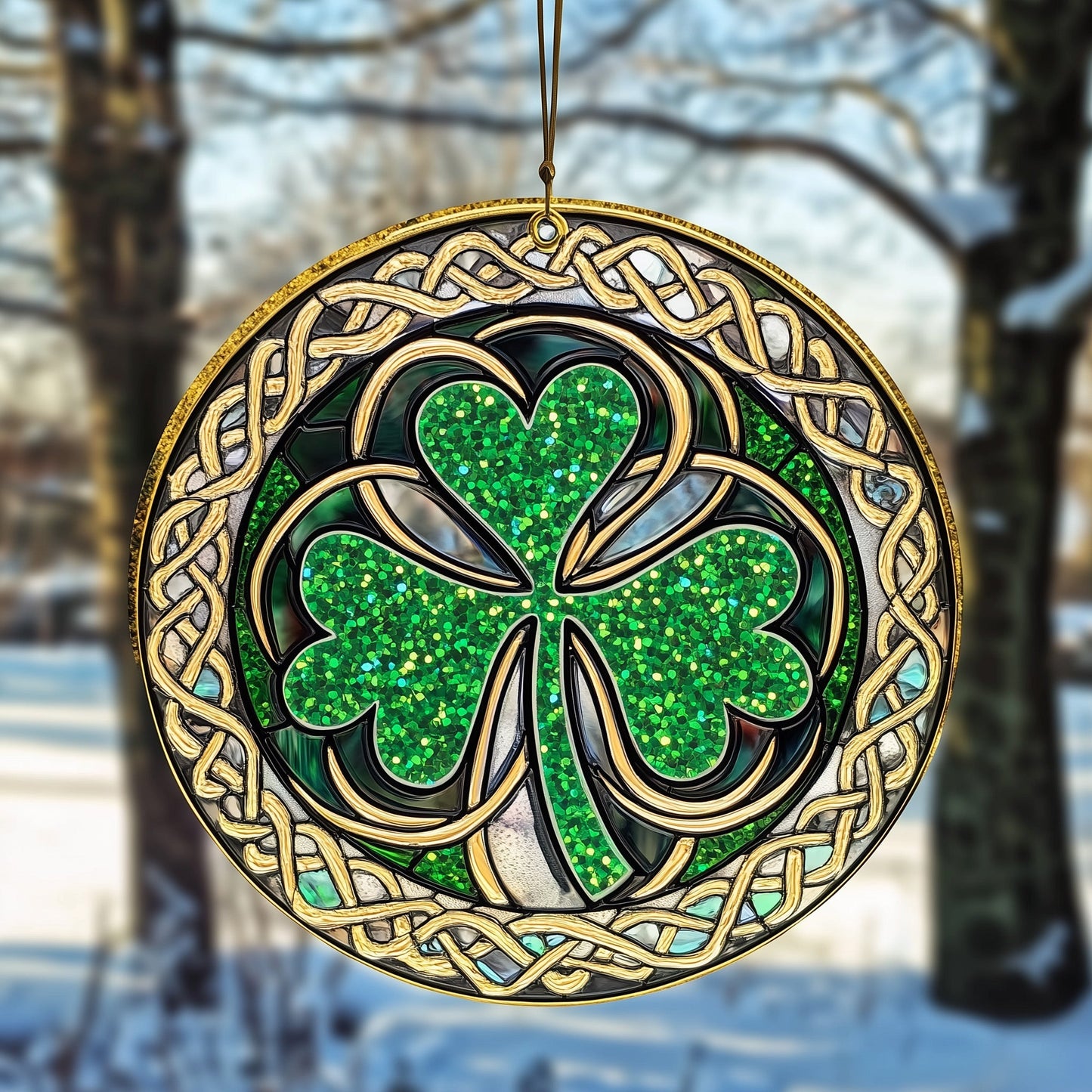 Irish Shamrock Suncatcher GFTOTP4615