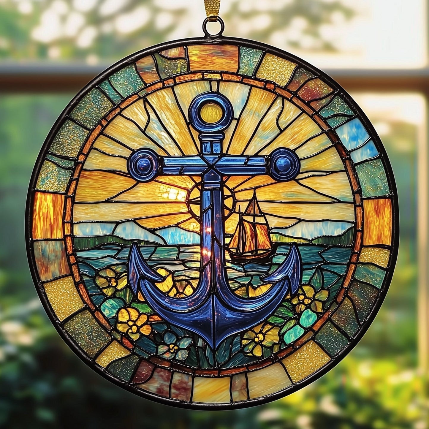 Nautical Anchor Suncatcher GFTOTP4650