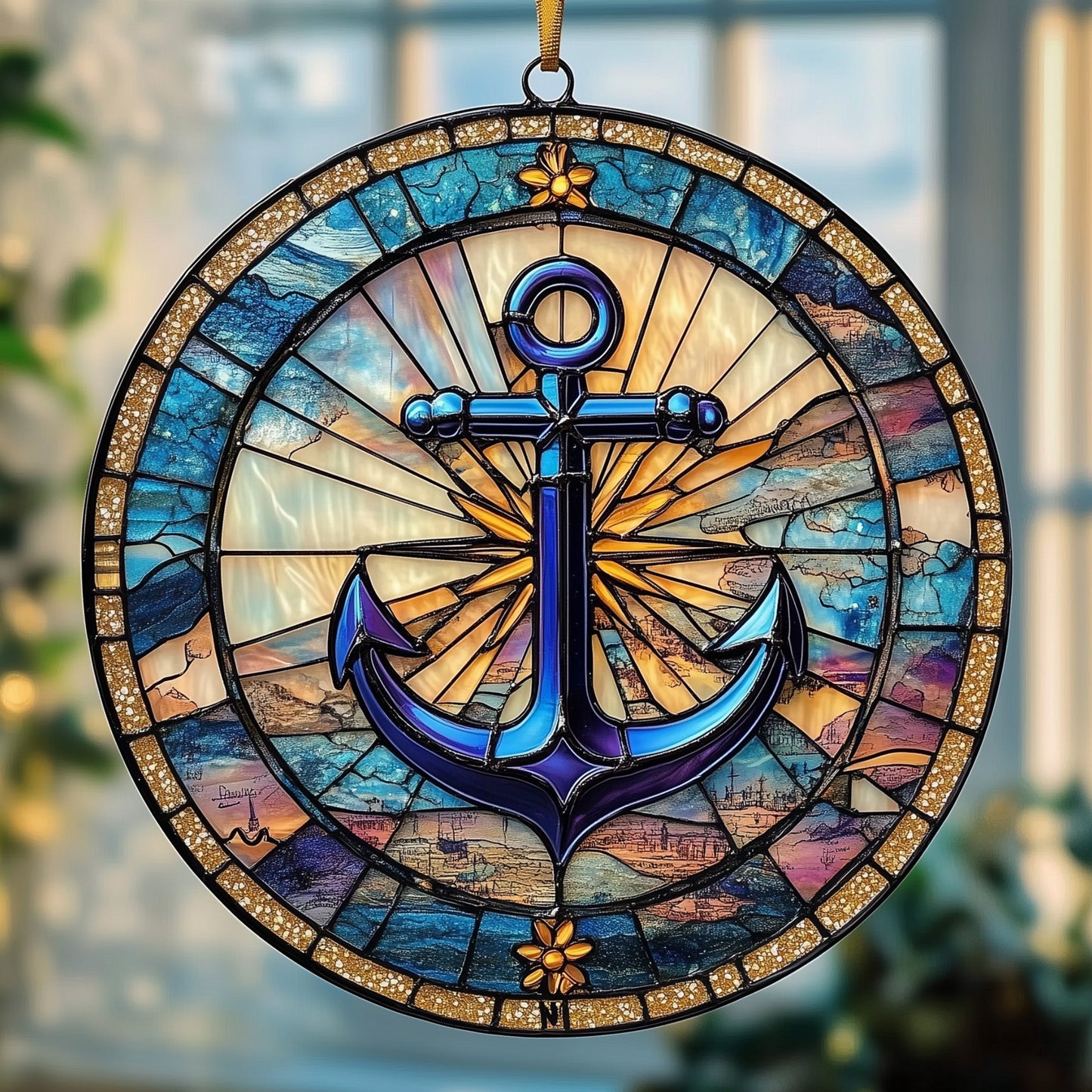 Nautical Anchor Suncatcher GFTOTP4651