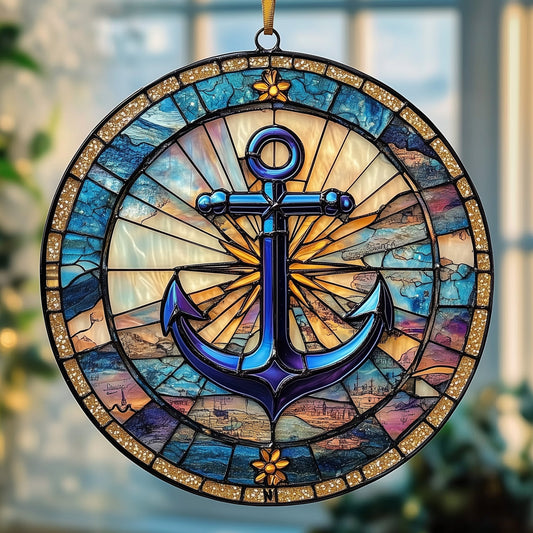 Nautical Anchor Suncatcher GFTOTP4651