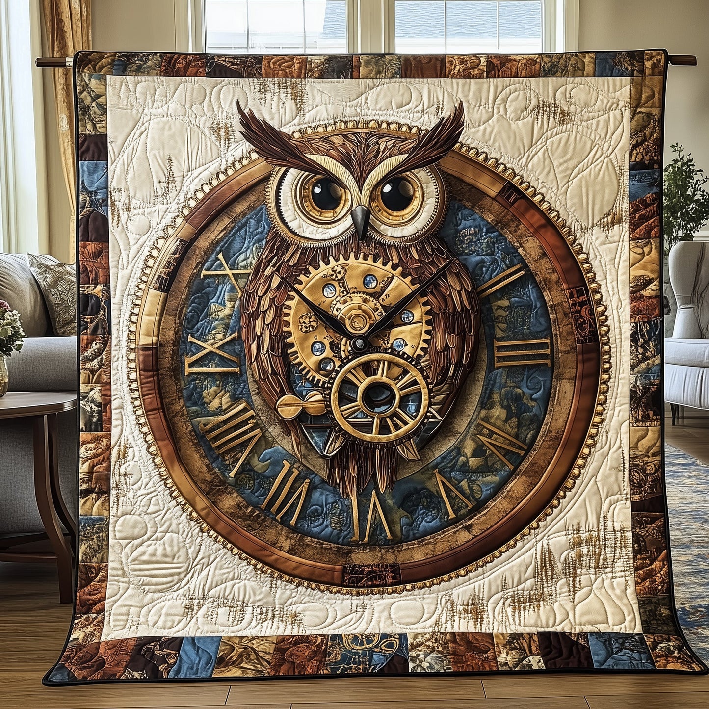 Clockwork Guardian Quilted Blanket GFTOTP4658