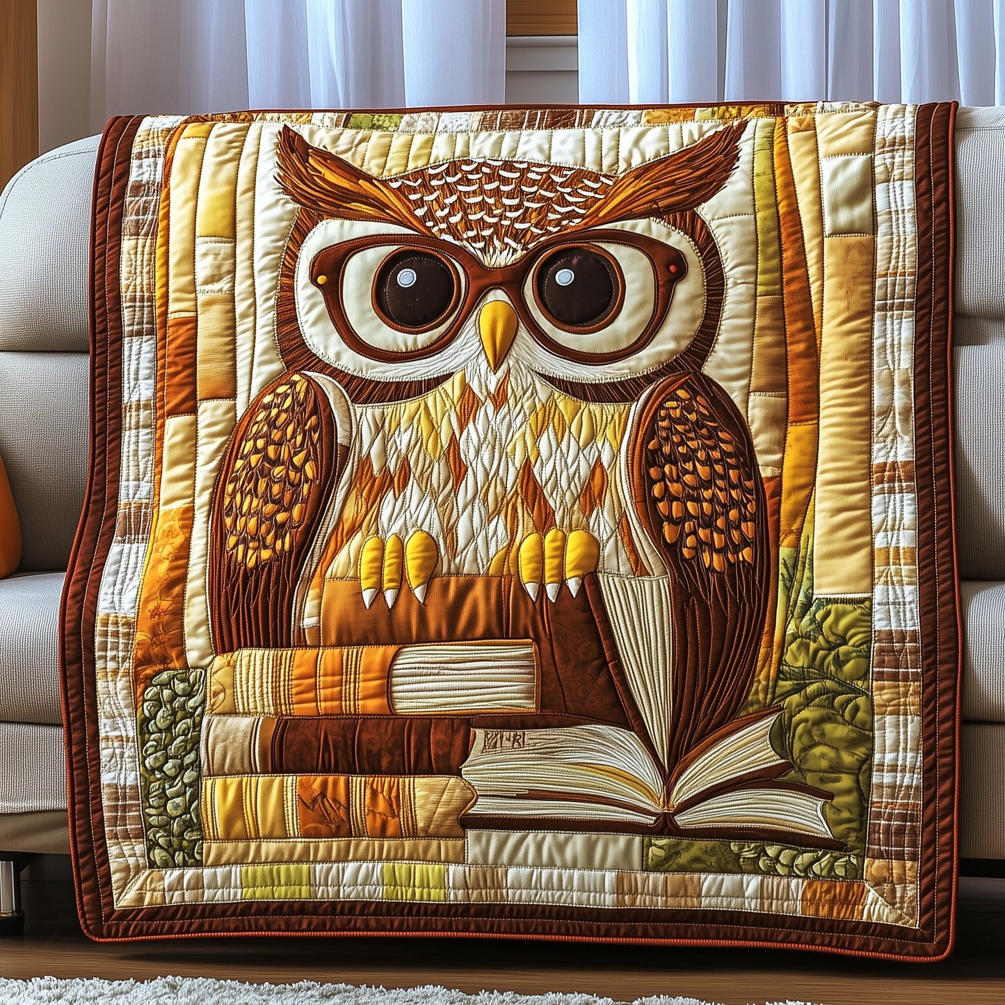 Wise Reader Quilted Blanket GFTOTP4788