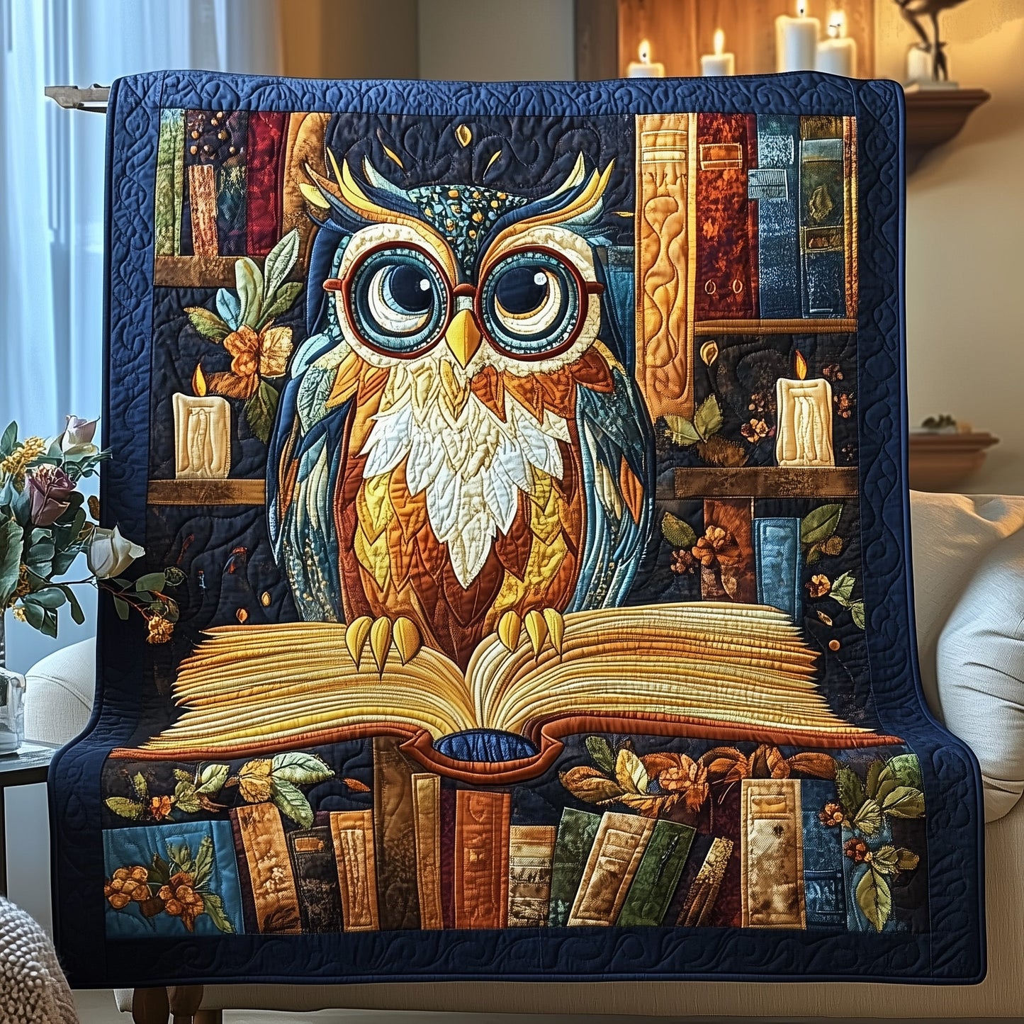 Wise Reader Quilted Blanket GFTOTP4790