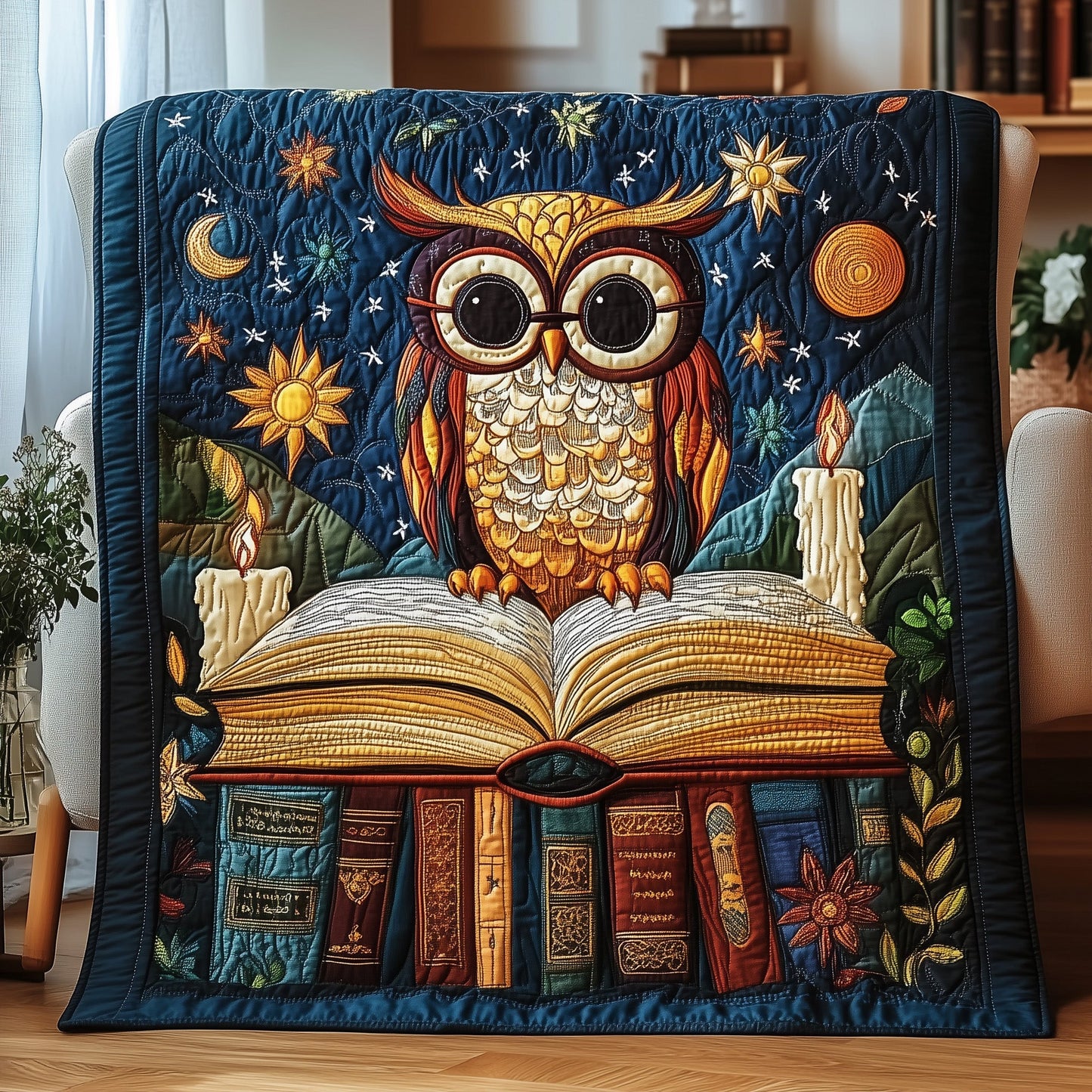 Wise Reader Quilted Blanket GFTOTP4791