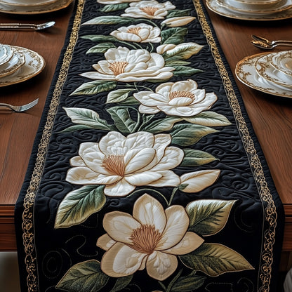 Elegant Magnolia Quilted Table Runner GFTOTP4841