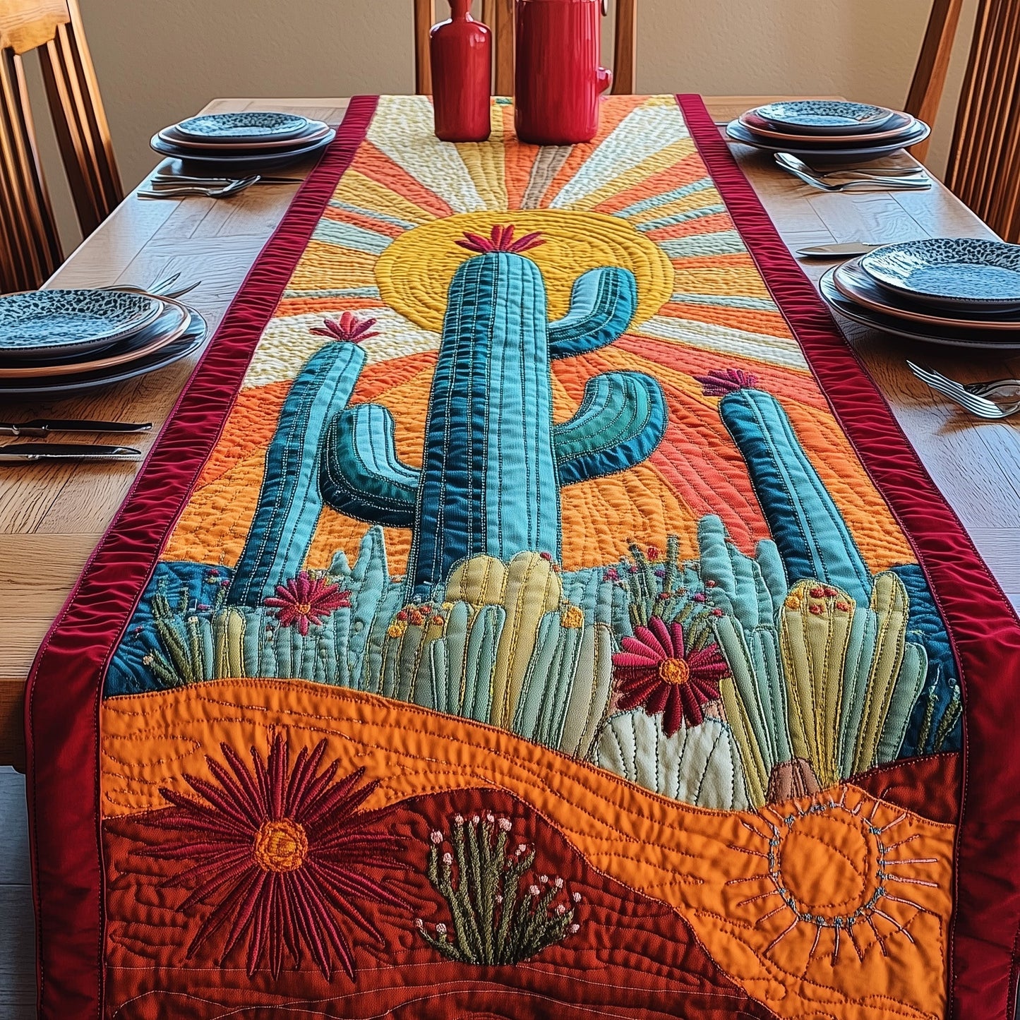 Southwest Spirit Quilted Table Runner GFTOTP4905