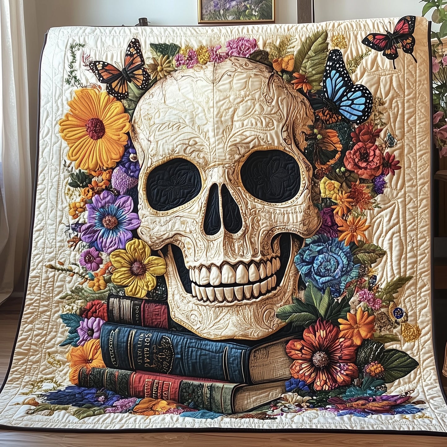 Mystic Skull Quilted Blanket GFTOTP4941