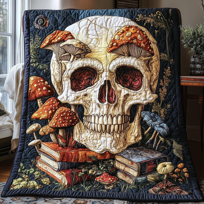 Haunted Library Quilted Blanket GFTOTP4950