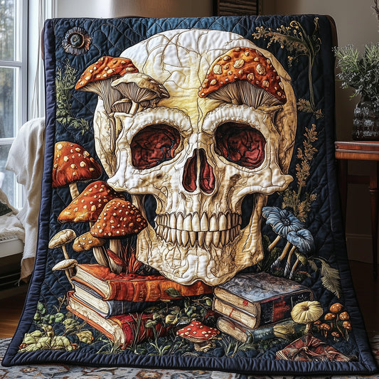 Haunted Library Quilted Blanket GFTOTP4950