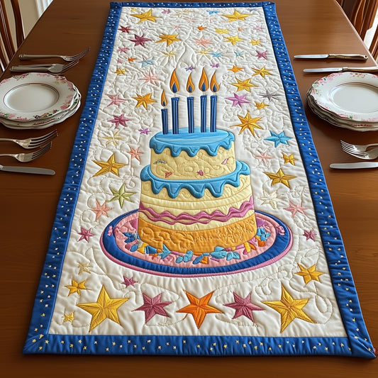 Sweet Birthday Bliss Quilted Table Runner GFTOTP4985