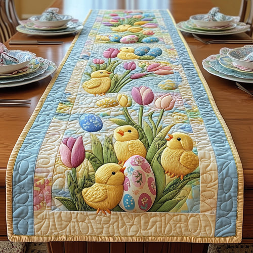 Egg Hunt Chick Quilted Table Runner GFTOTP4997