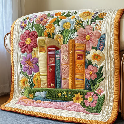 Butterfly Book Haven Quilted Blanket GFTOTP5059