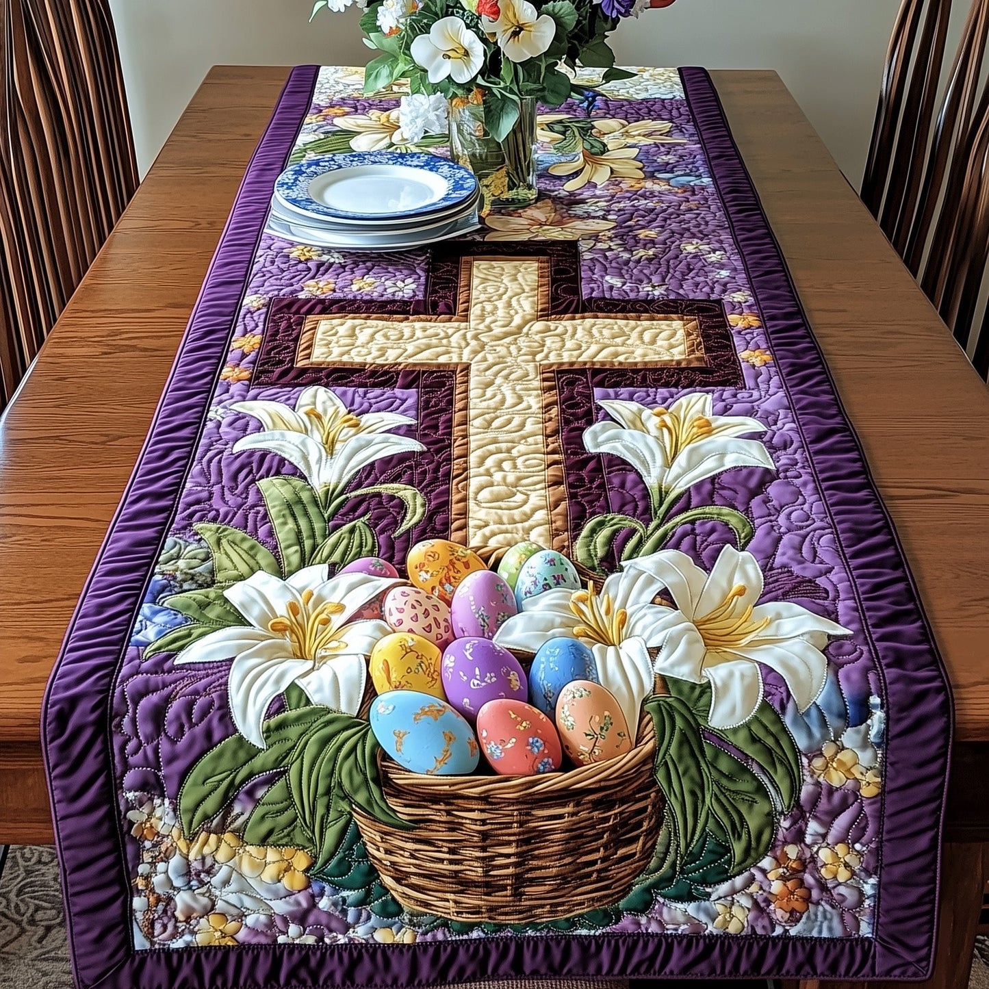 Risen Savior Quilted Table Runner GFTOTP5139