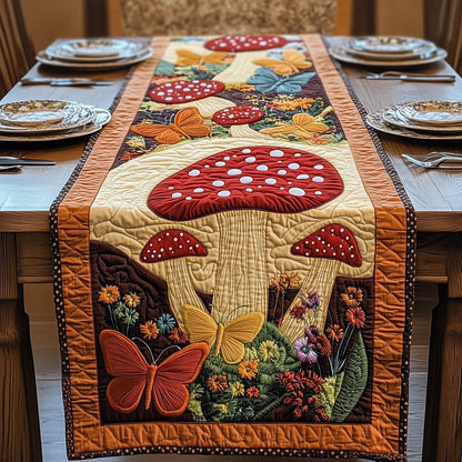 Enchanted Mushroom Quilted Table Runner GFTOTP5206