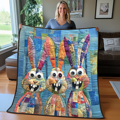 Goofy Rabbit Snuggle Quilted Blanket GFTOTP5339