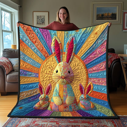 Goofy Rabbit Snuggle Quilted Blanket GFTOTP5341