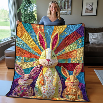 Goofy Rabbit Snuggle Quilted Blanket GFTOTP5342