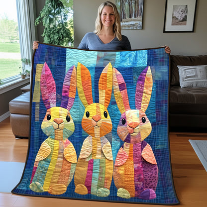 Goofy Rabbit Snuggle Quilted Blanket GFTOTP5345
