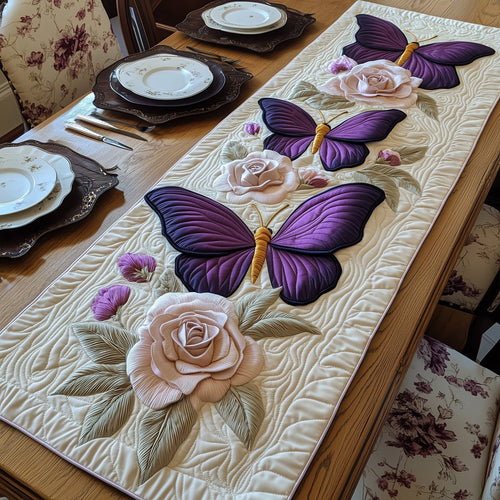 Butterfly Garden Quilted Table Runner GFTOTP5401