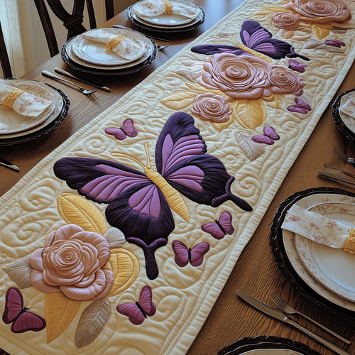 Butterfly Garden Quilted Table Runner GFTOTP5402