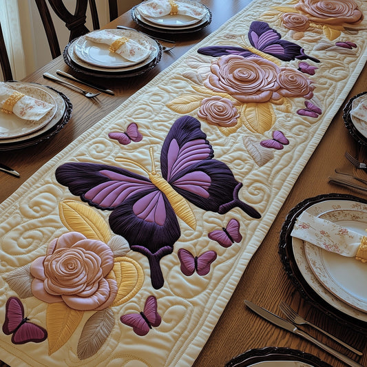 Butterfly Garden Quilted Table Runner GFTOTP5402