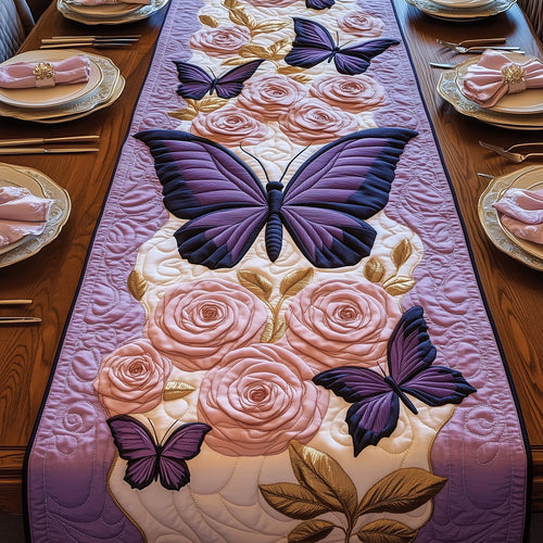 Butterfly Garden Quilted Table Runner GFTOTP5407