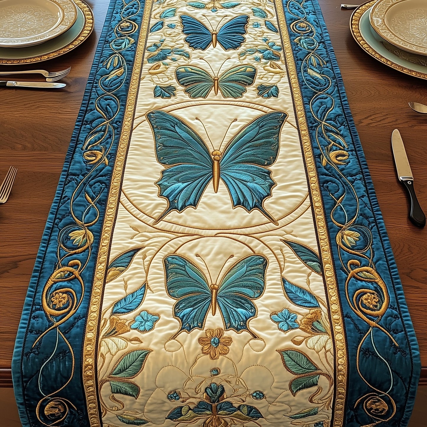 Ethereal Flight Quilted Table Runner GFTOTP5414