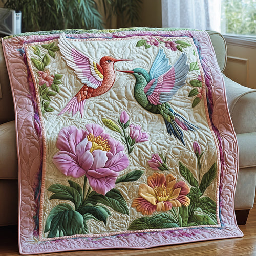Floral Harmony Quilted Blanket GFTOTP5449