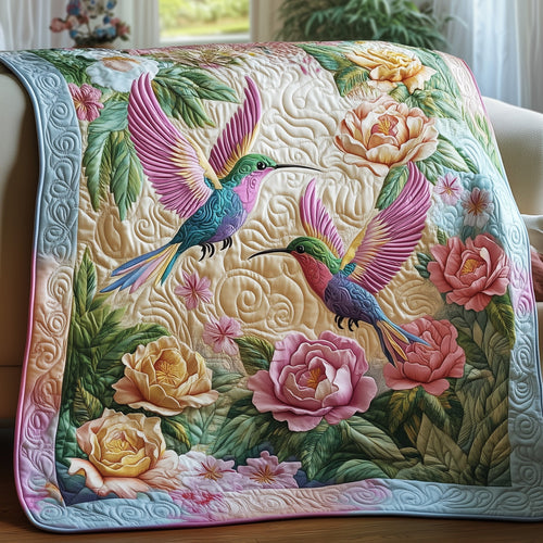 Floral Harmony Quilted Blanket GFTOTP5451
