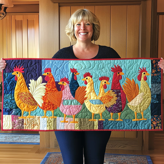 Clucky Charm Quilted Table Runner GFTOTP5457