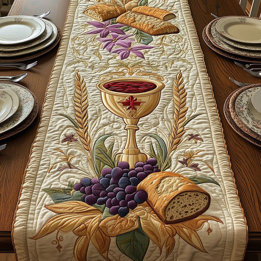 Holy Supper Quilted Table Runner GFTOTP5484