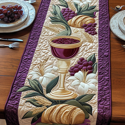 Holy Supper Quilted Table Runner GFTOTP5486