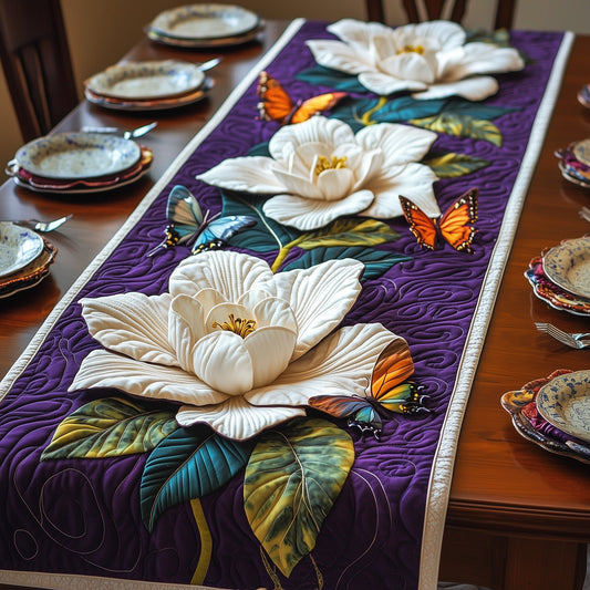 Magnolia Elegance Quilted Table Runner GFTOTP5526