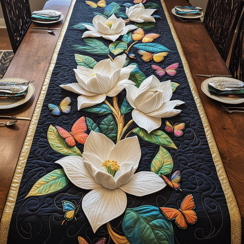 Magnolia Elegance Quilted Table Runner GFTOTP5527