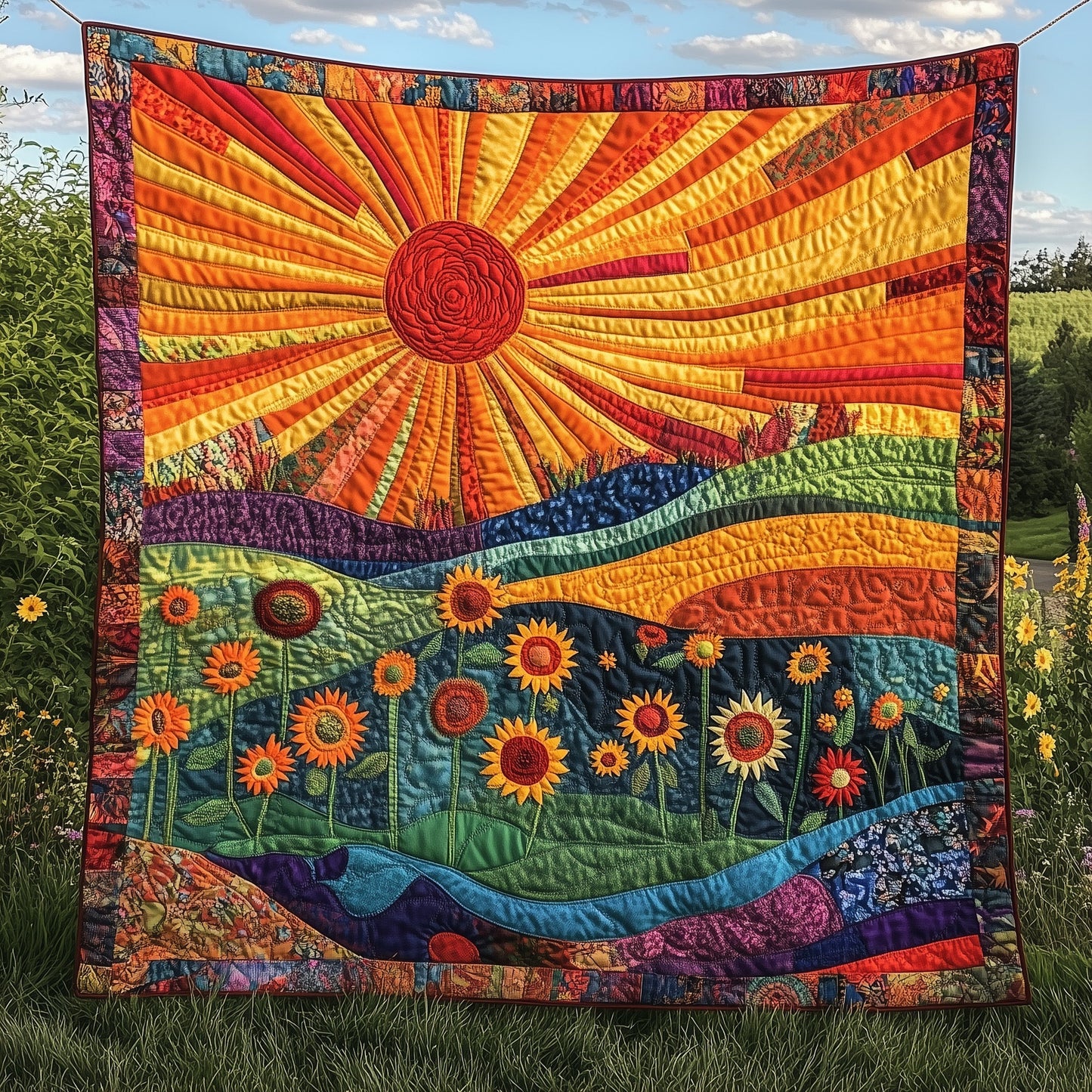 Eternal Sunshine Quilted Blanket GFTOTP5547