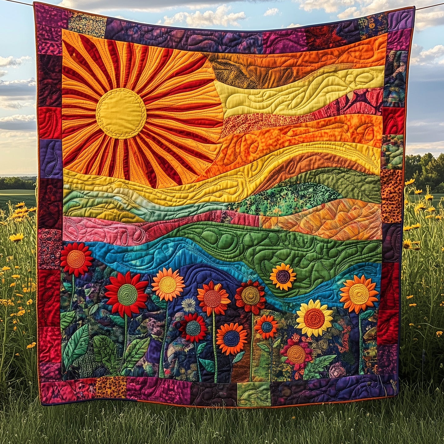 Eternal Sunshine Quilted Blanket GFTOTP5550
