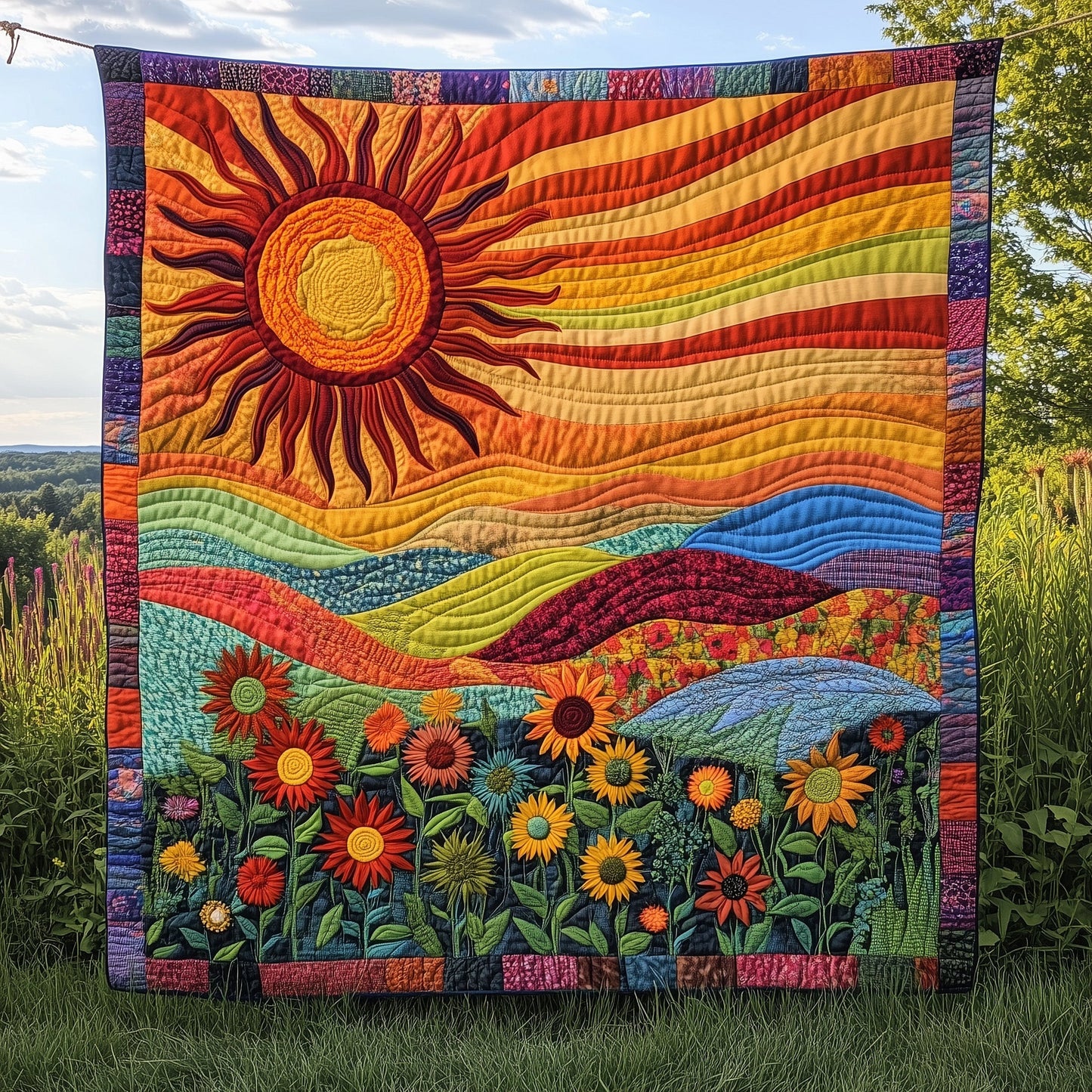 Sunbeam Quilted Blanket GFTOTP5567