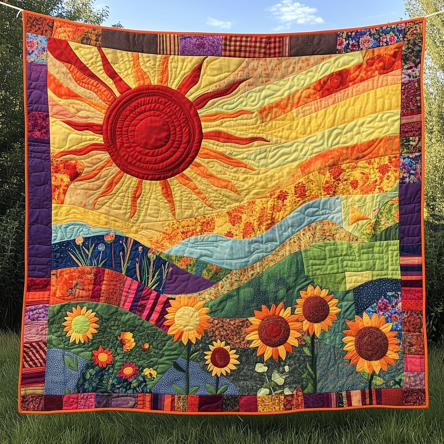 Sunbeam Quilted Blanket GFTOTP5569