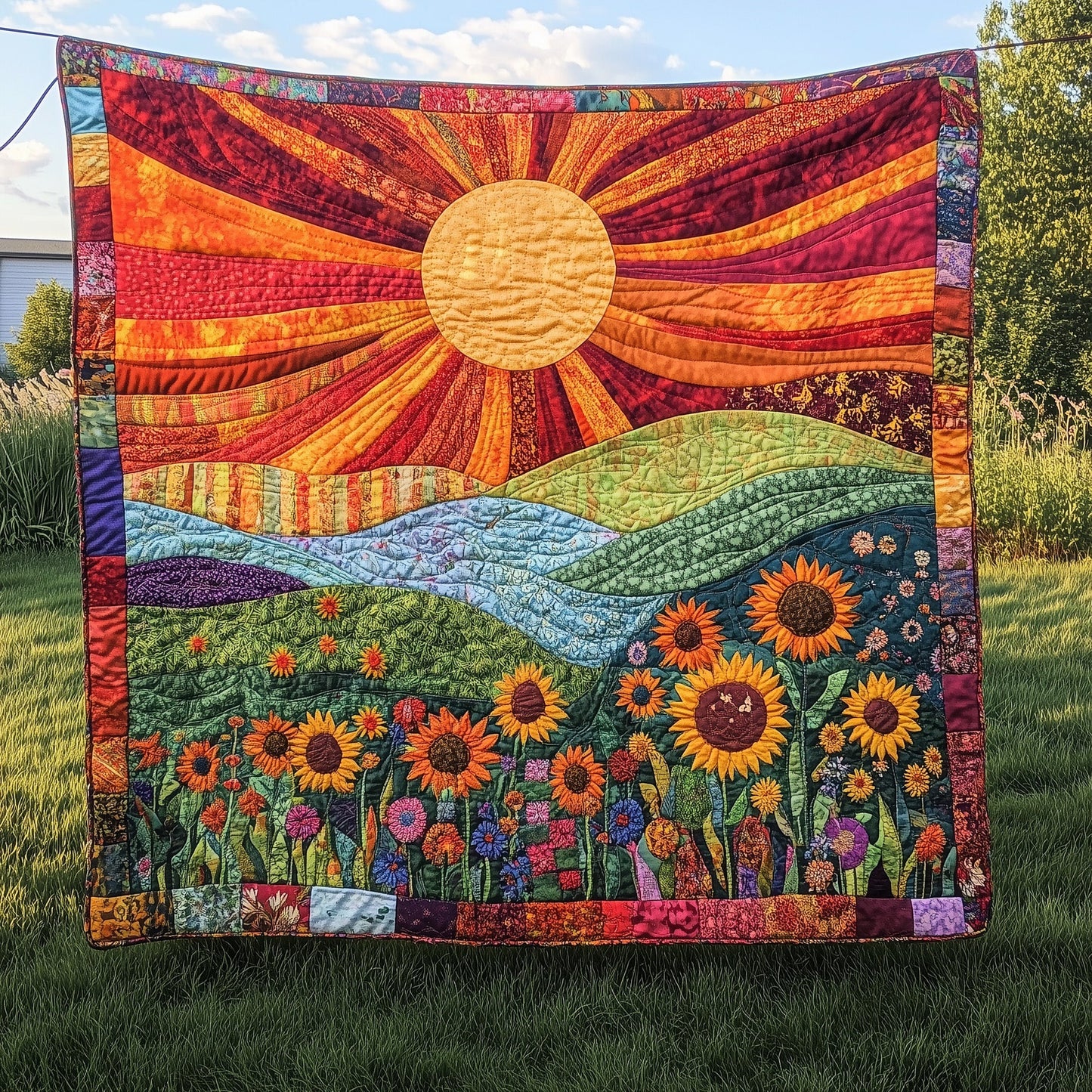 Sunbeam Quilted Blanket GFTOTP5574