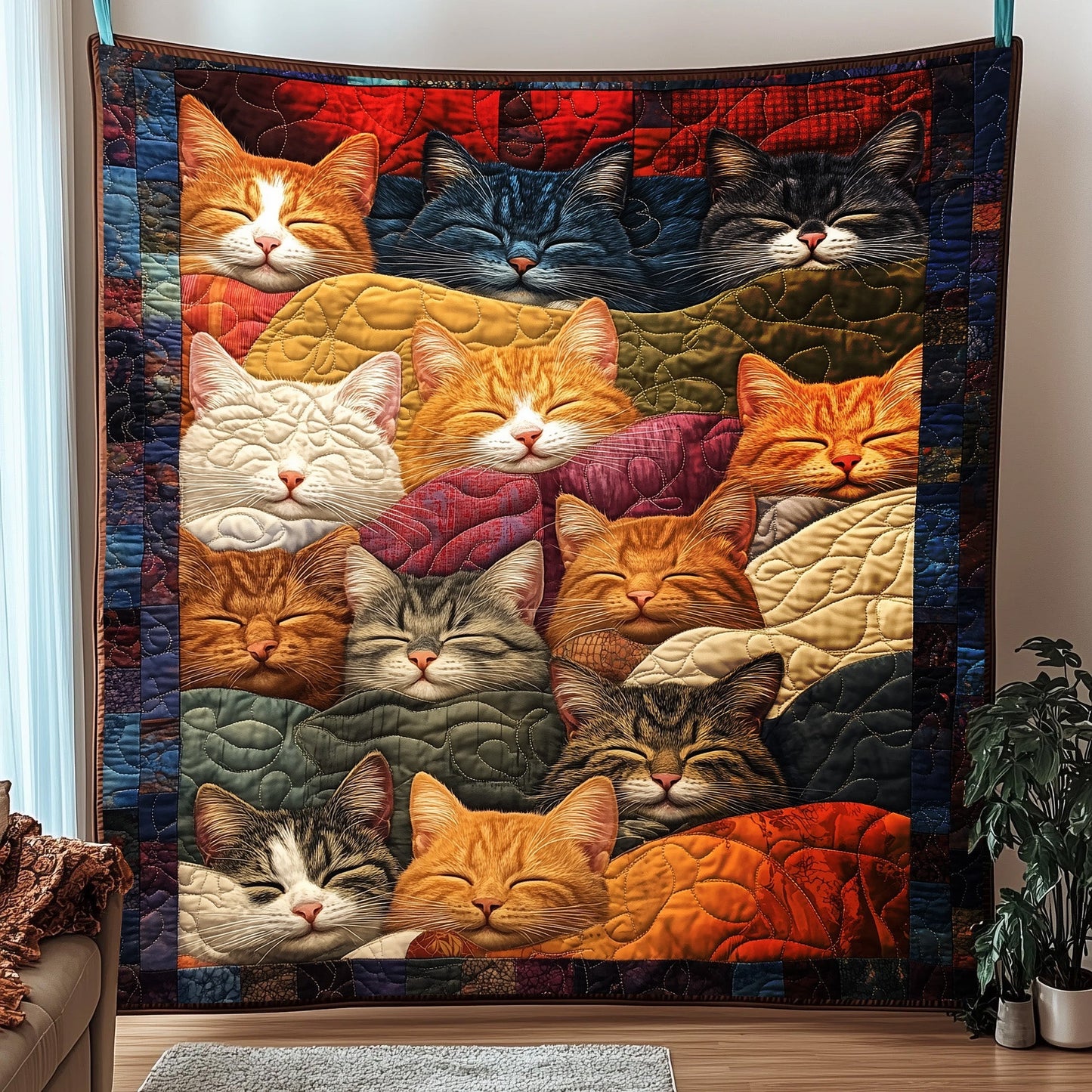 Cozy Catnap Quilted Blanket GFTOTP5673
