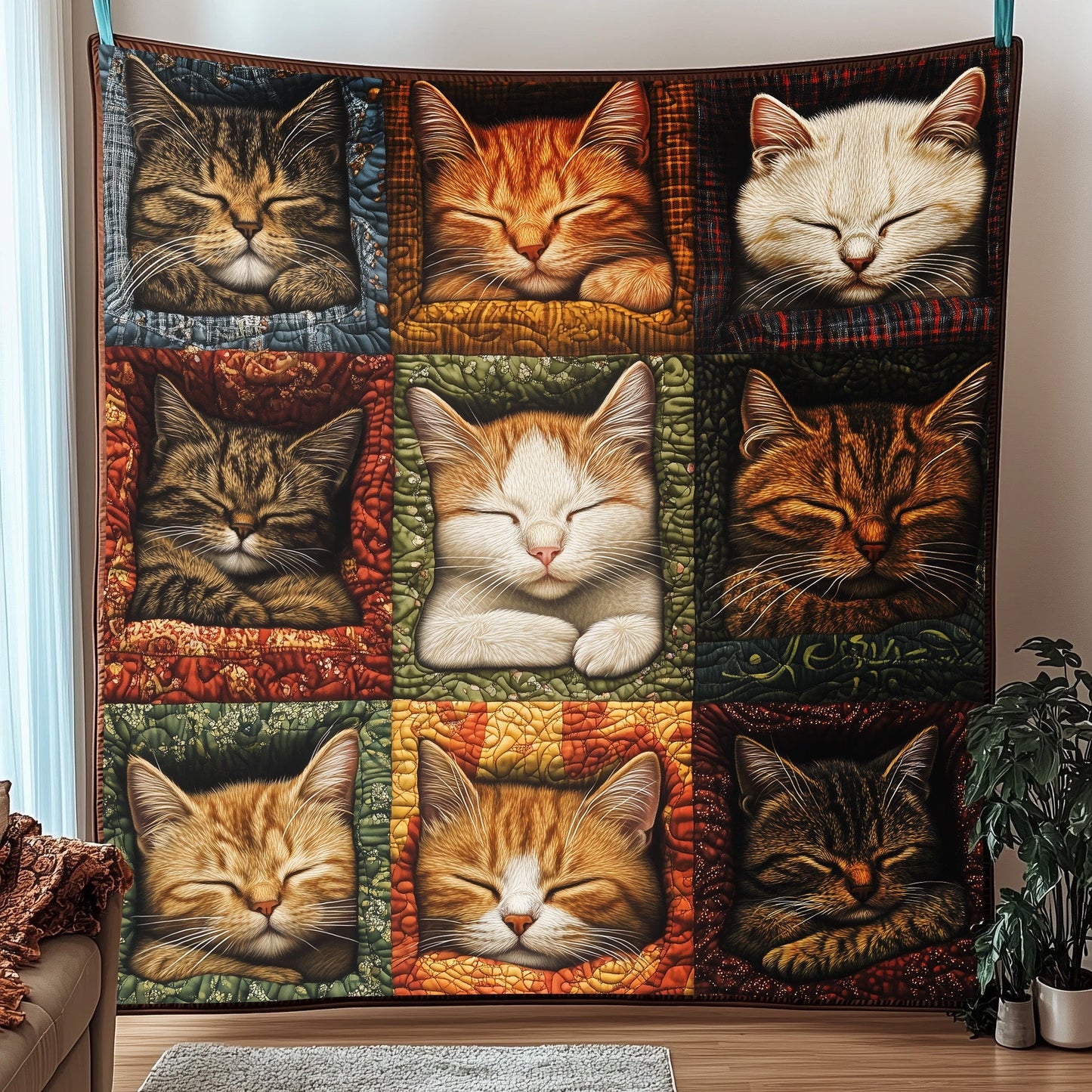 Cozy Catnap Quilted Blanket GFTOTP5674