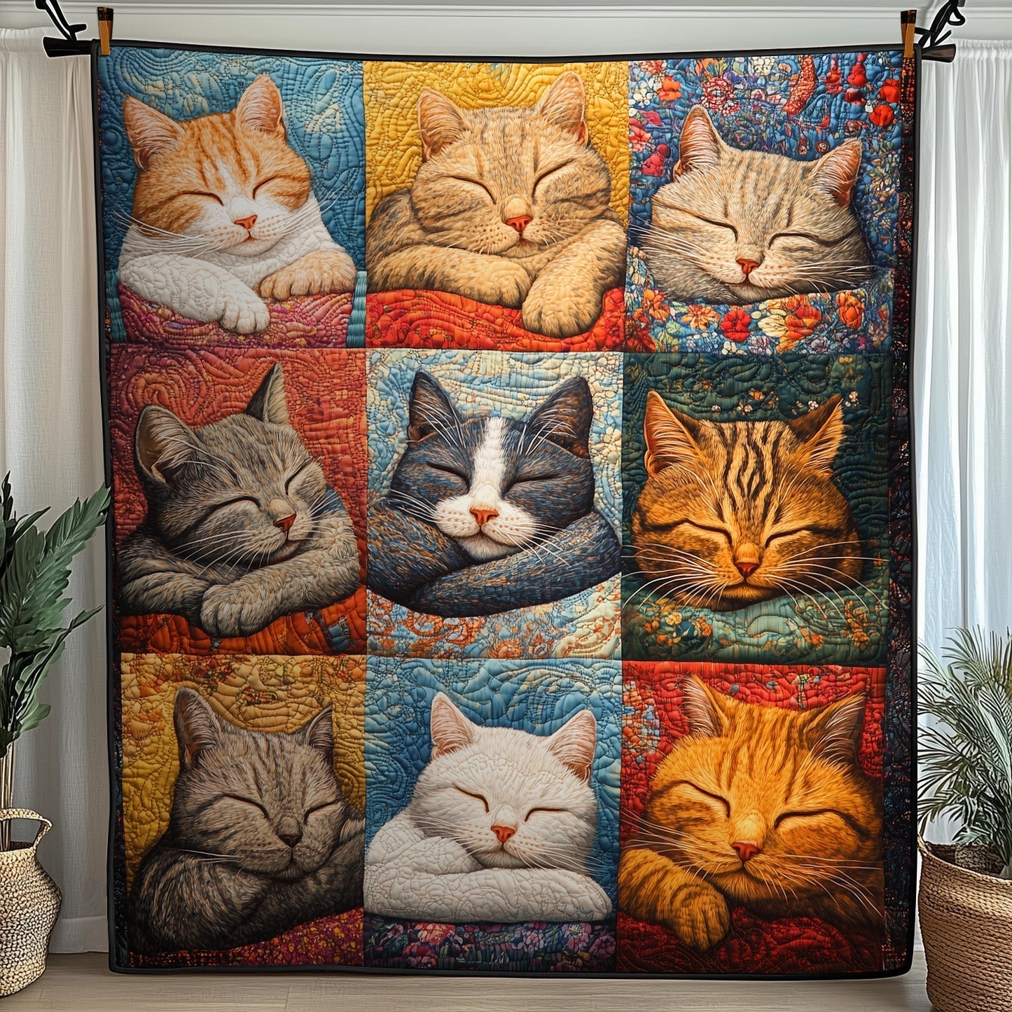 Cozy Catnap Quilted Blanket GFTOTP5677