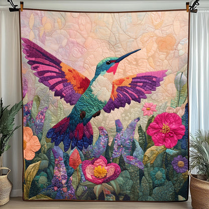 Hummingbird Haven Quilted Blanket GFTOTP5678