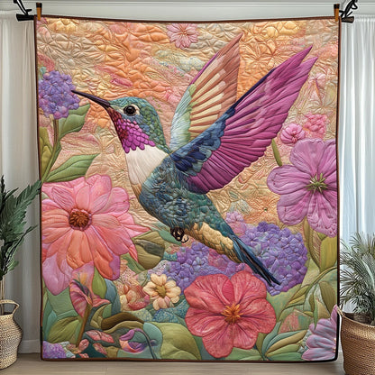 Hummingbird Haven Quilted Blanket GFTOTP5679