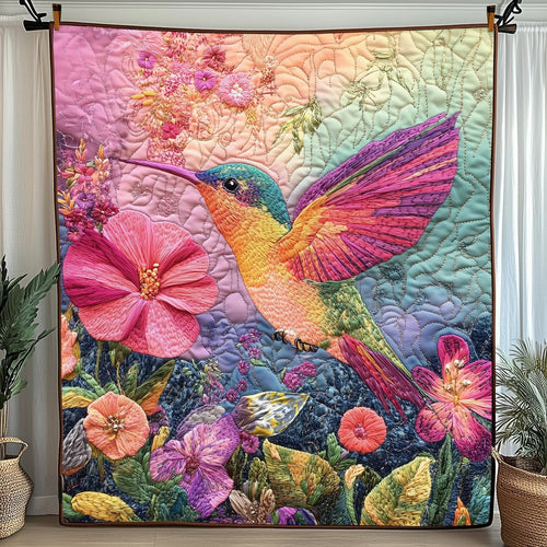 Hummingbird Haven Quilted Blanket GFTOTP5680